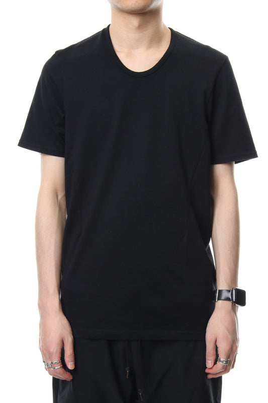 U NECK S/S - CVM-0027 - Black