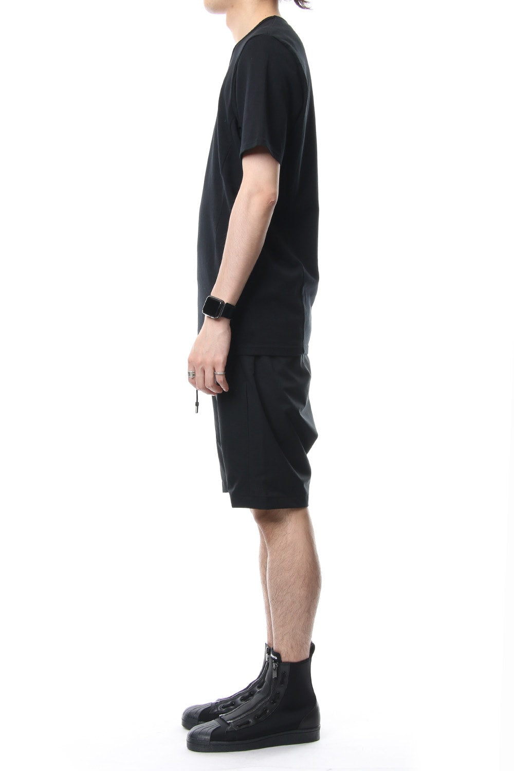 U NECK S/S - CVM-0027 - Black