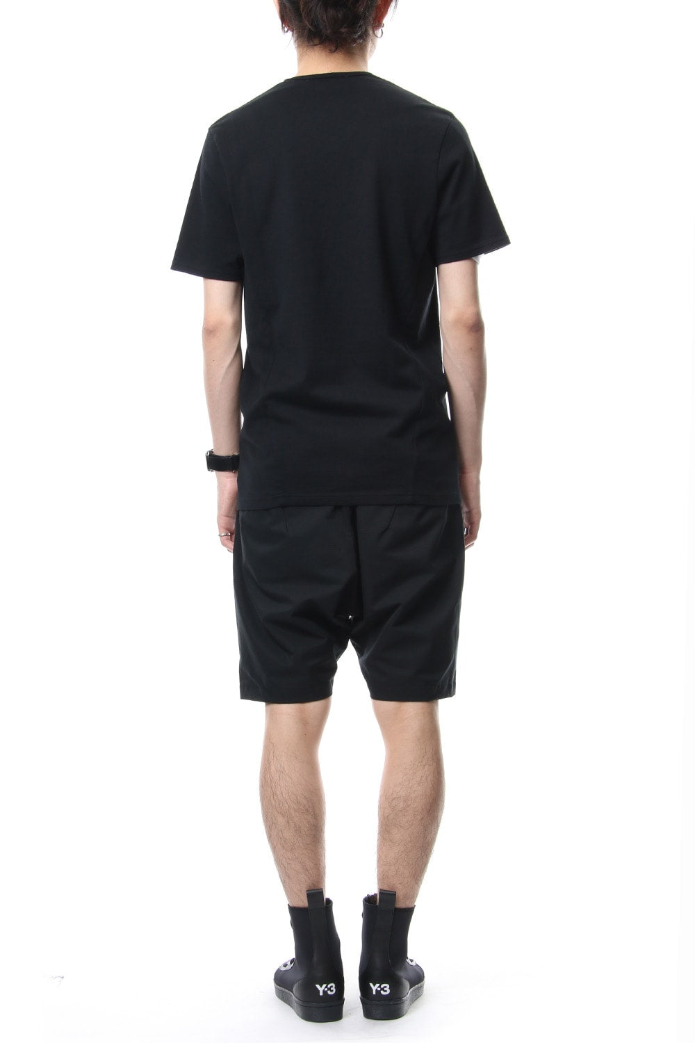 U NECK S/S - CVM-0027 - Black