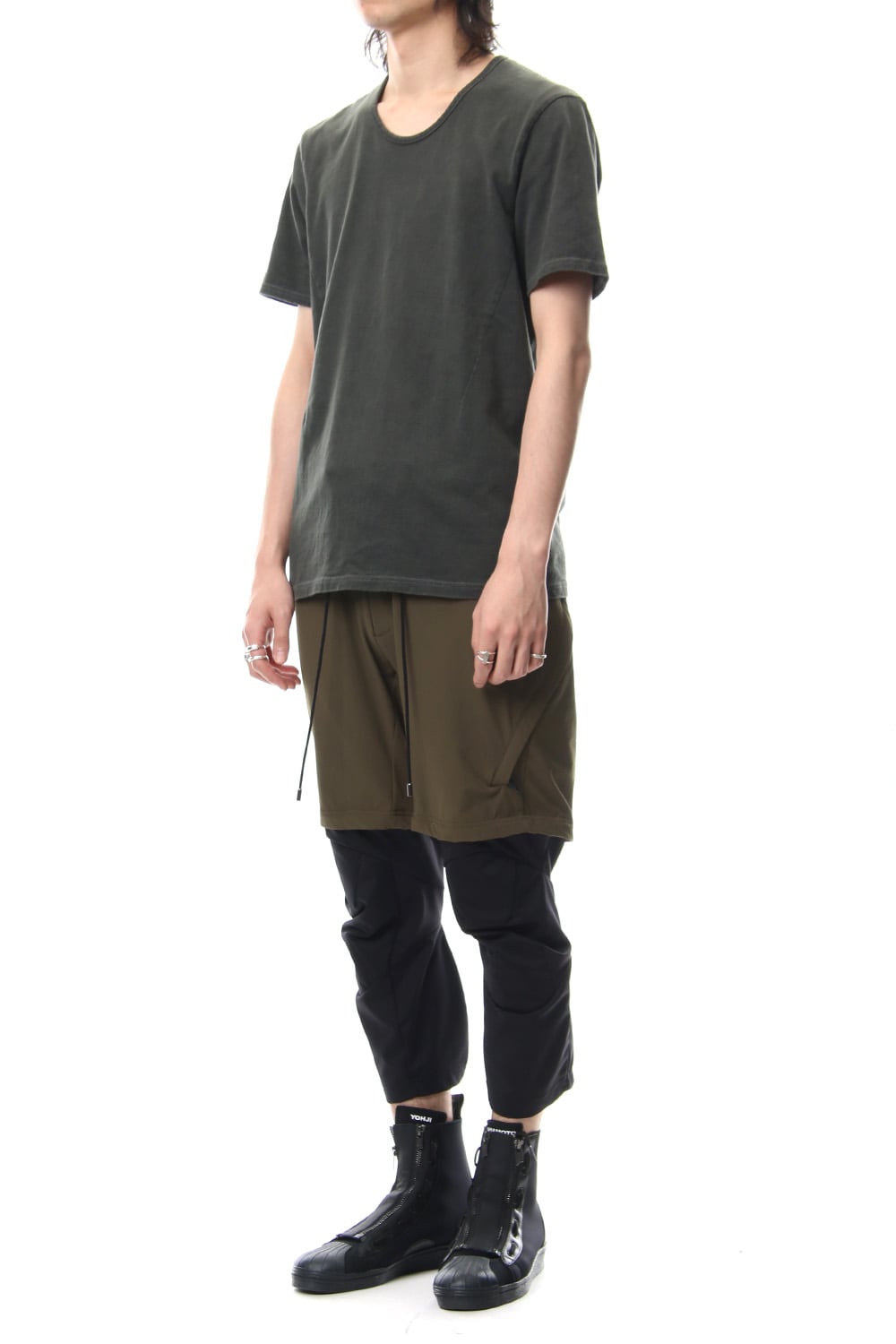 U NECK S/S - PIGMENT KHAKI - CVM-0028