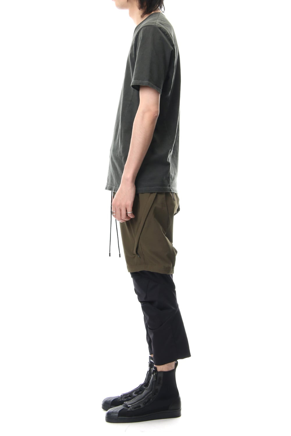 U NECK S/S - PIGMENT KHAKI - CVM-0028