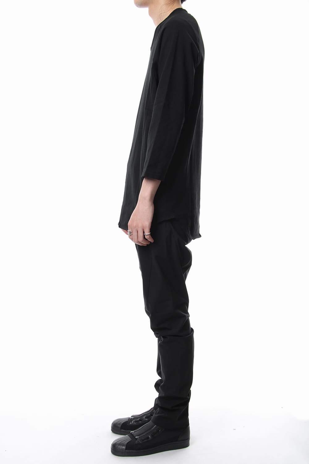 U NECK 3/4 SLEEVE Black