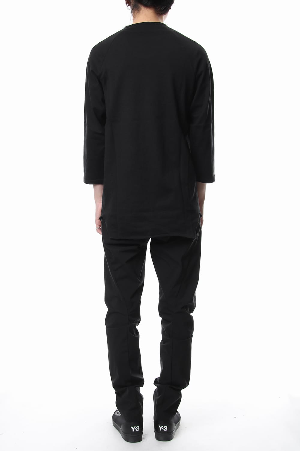 U NECK 3/4 SLEEVE Black