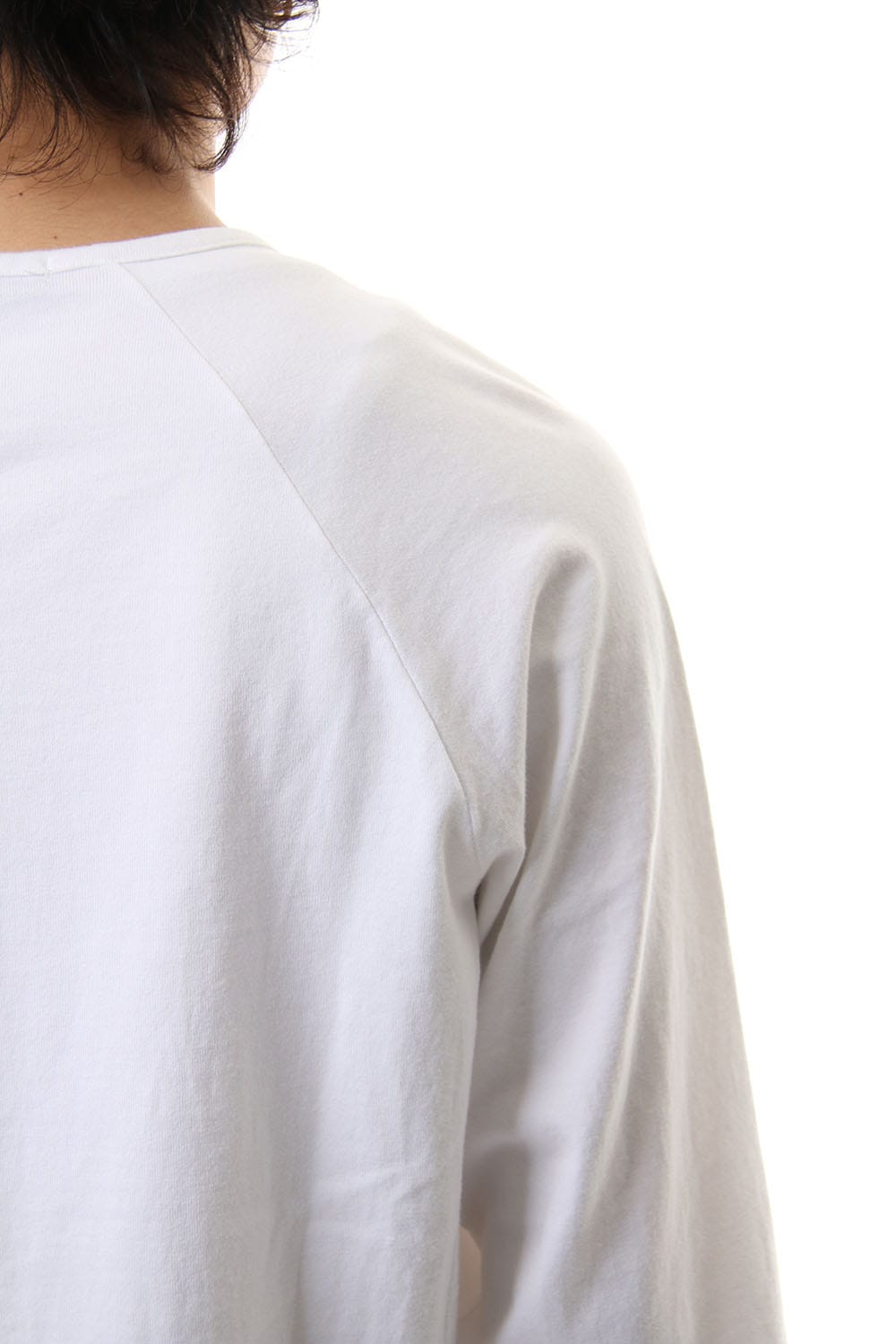 U NECK 3/4 SLEEVE White