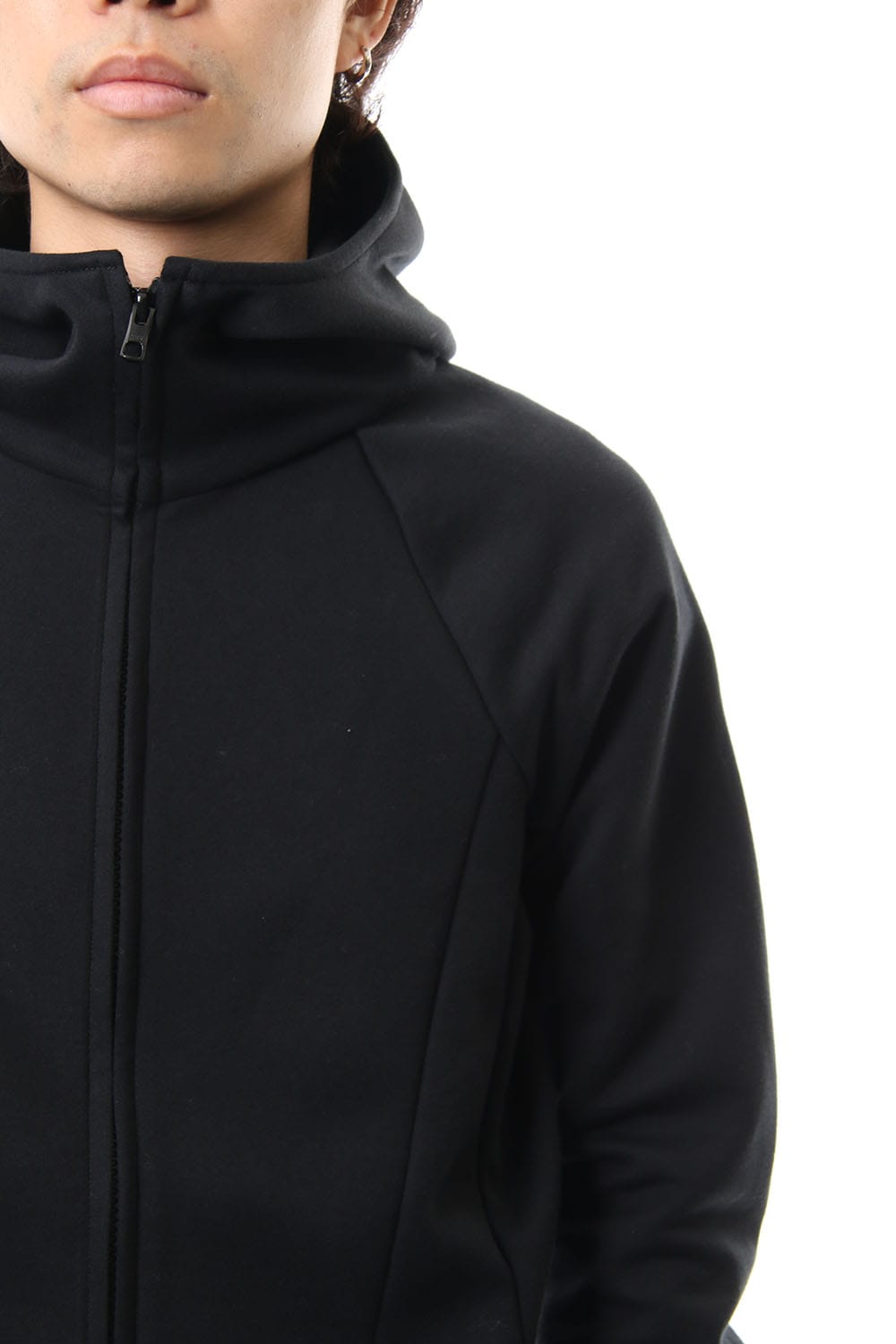 ZIP UP PARKA BLACK