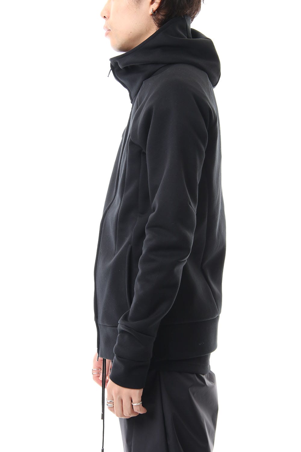 ZIP UP PARKA BLACK