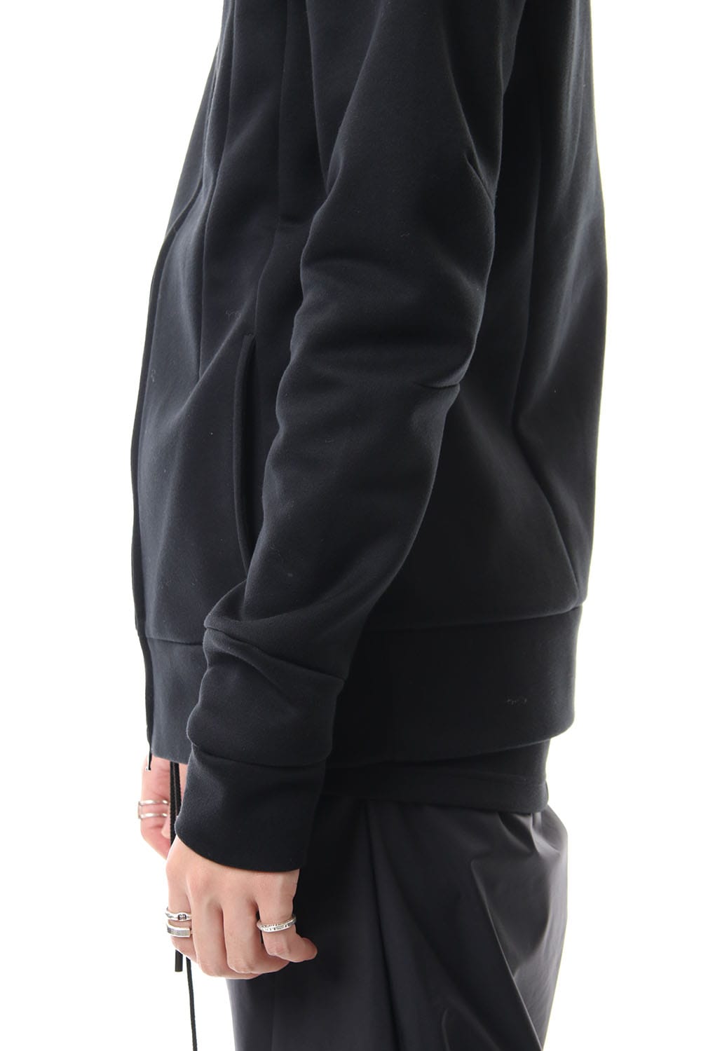 ZIP UP PARKA BLACK