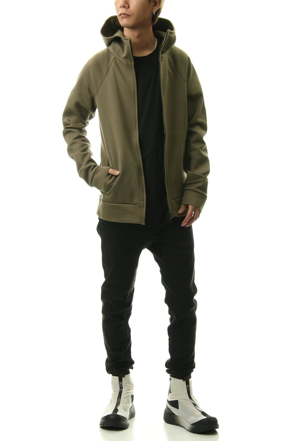 ZIP UP PARKA D.KHAKI