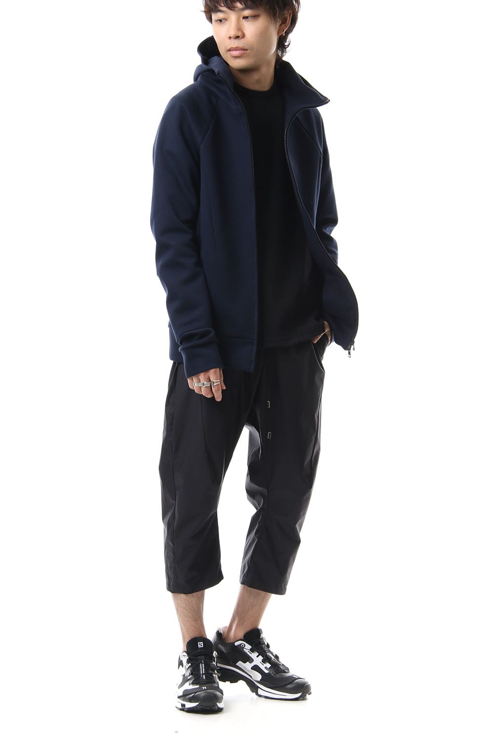 ZIP UP PARKA D.NAVY