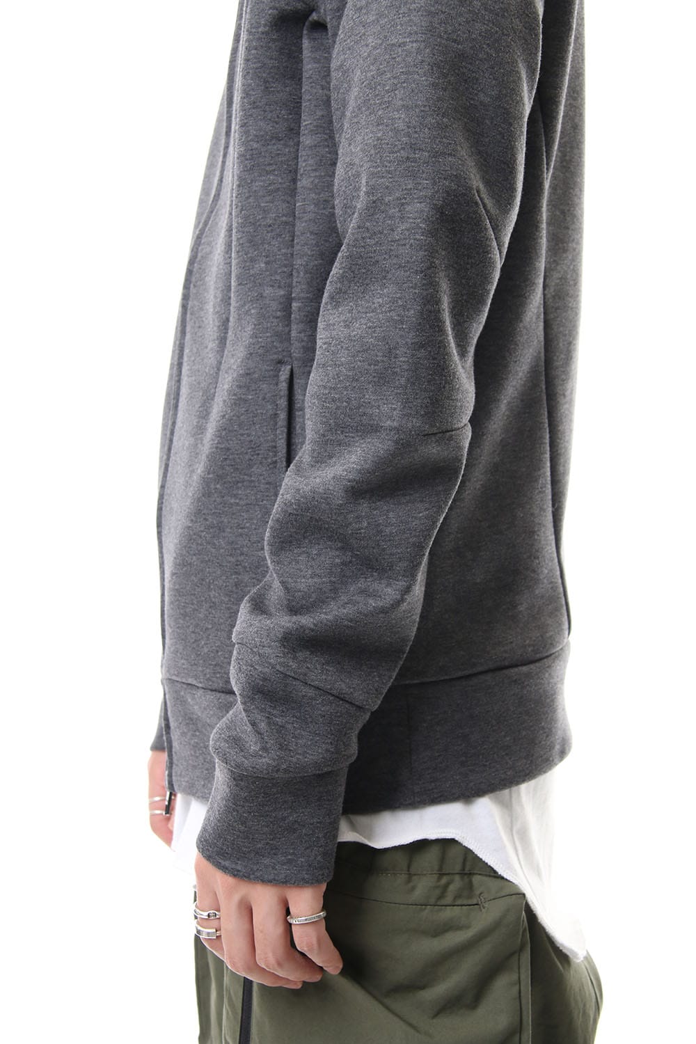 ZIP UP PARKA T.CHARCOAL