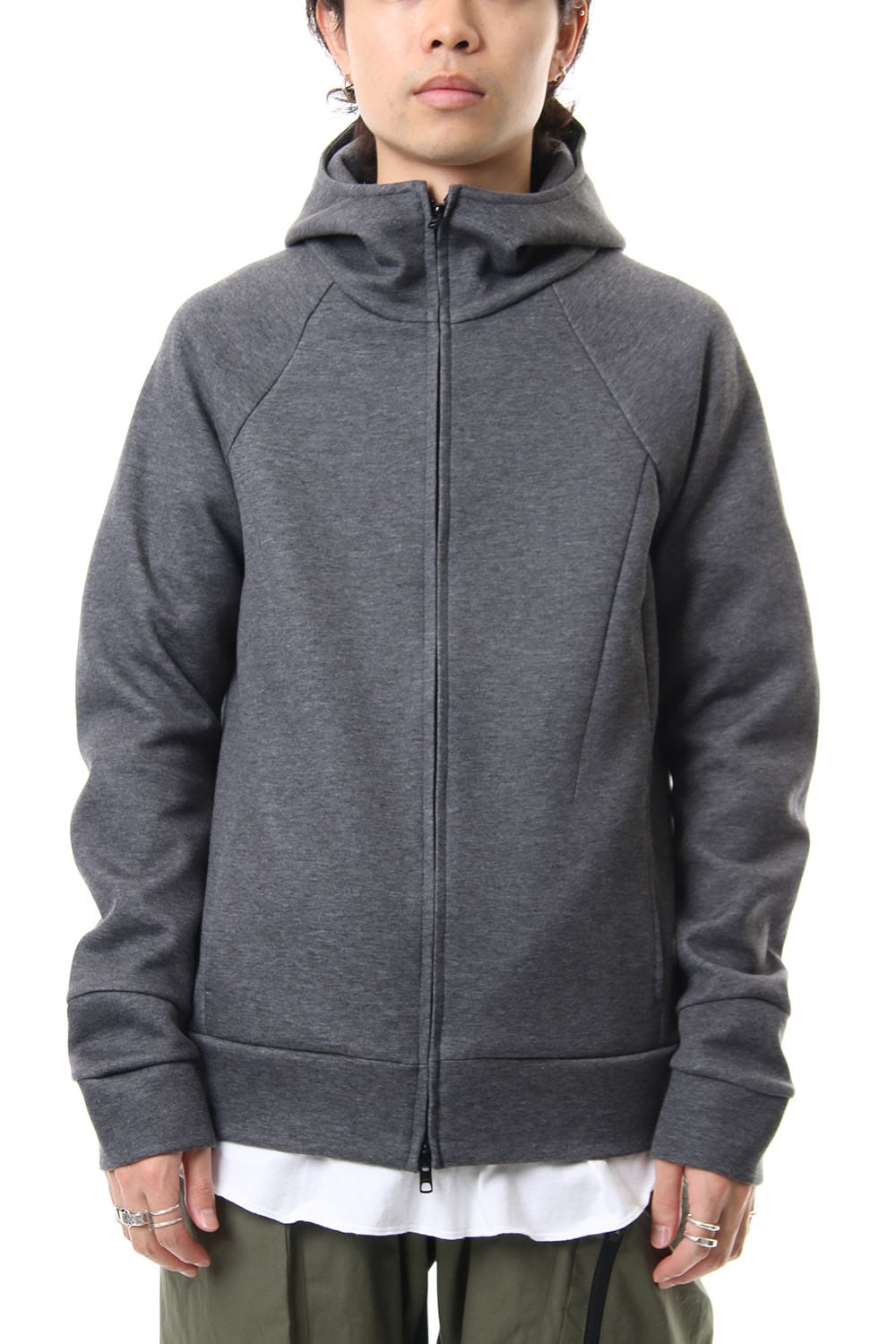 ZIP UP PARKA T.CHARCOAL