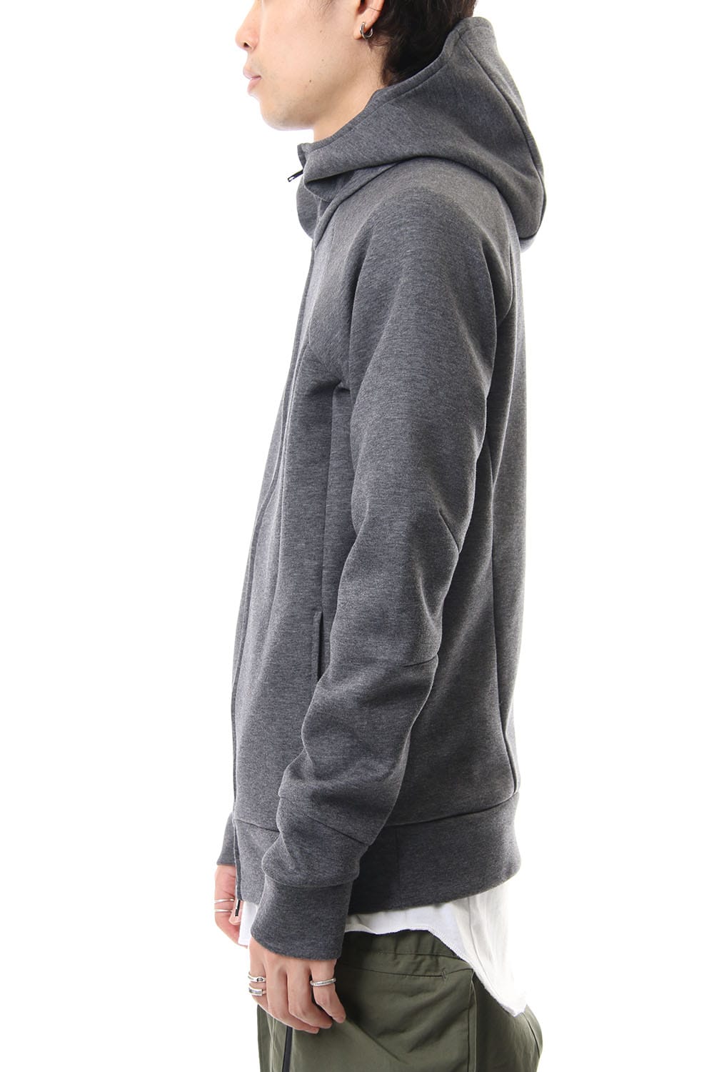 ZIP UP PARKA T.CHARCOAL