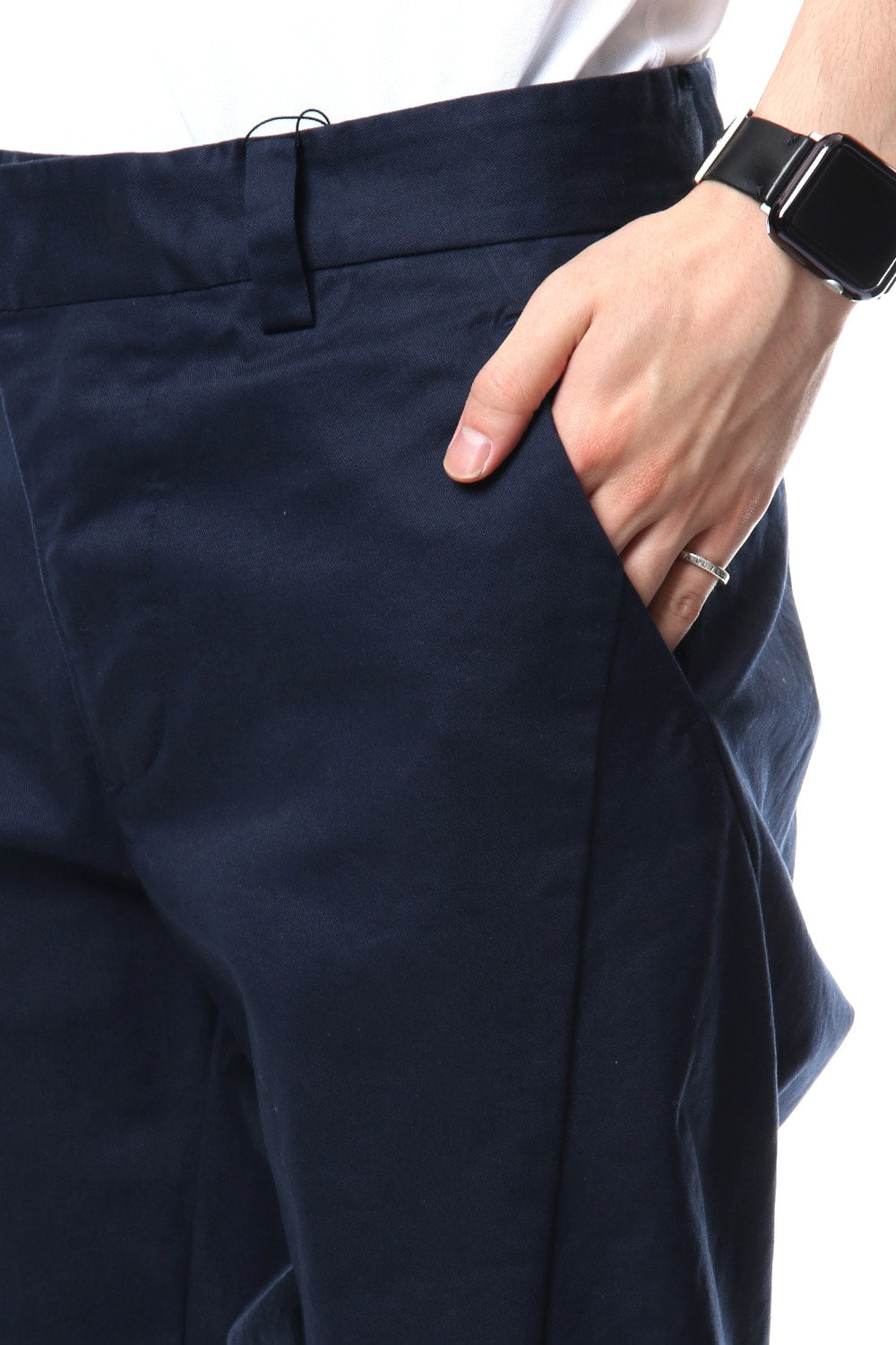 EFFICIENT 3D CHINO PANTS - Navy - CVS-0002