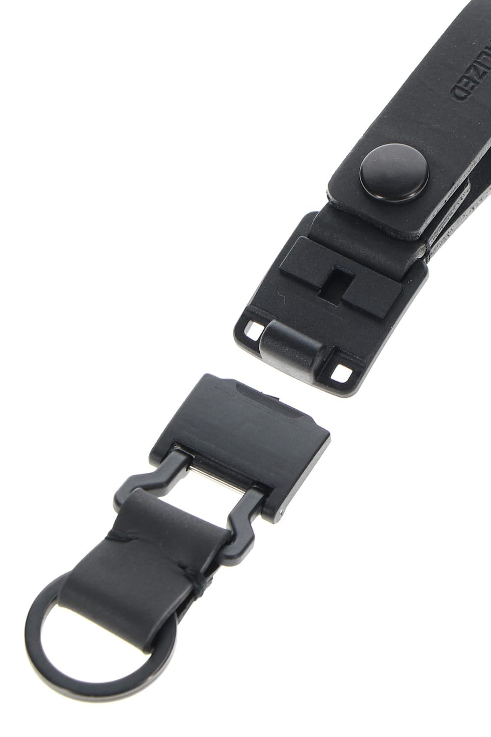 Articulated Key Ring Reflect Black