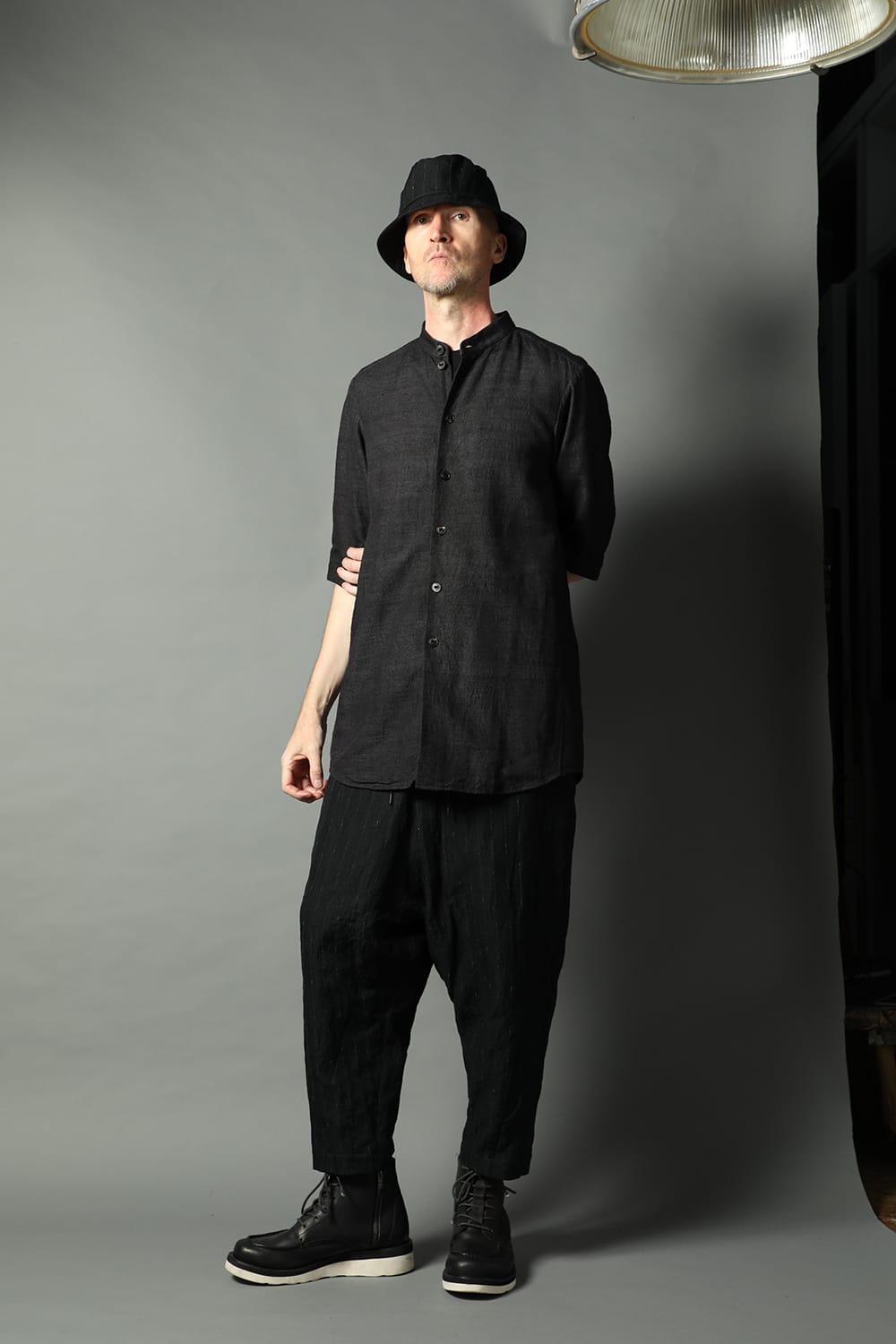 Short sleeve shirt wild silk