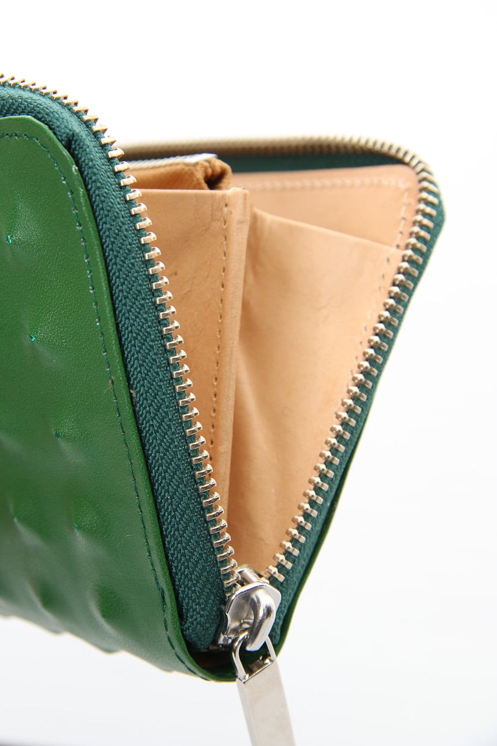 Studs Invisible Long Wallet Green