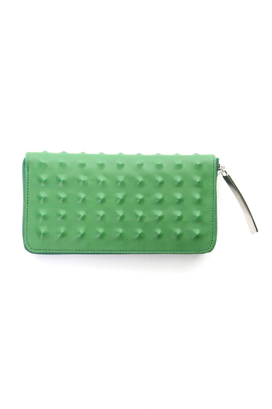 Studs Invisible Long Wallet Green