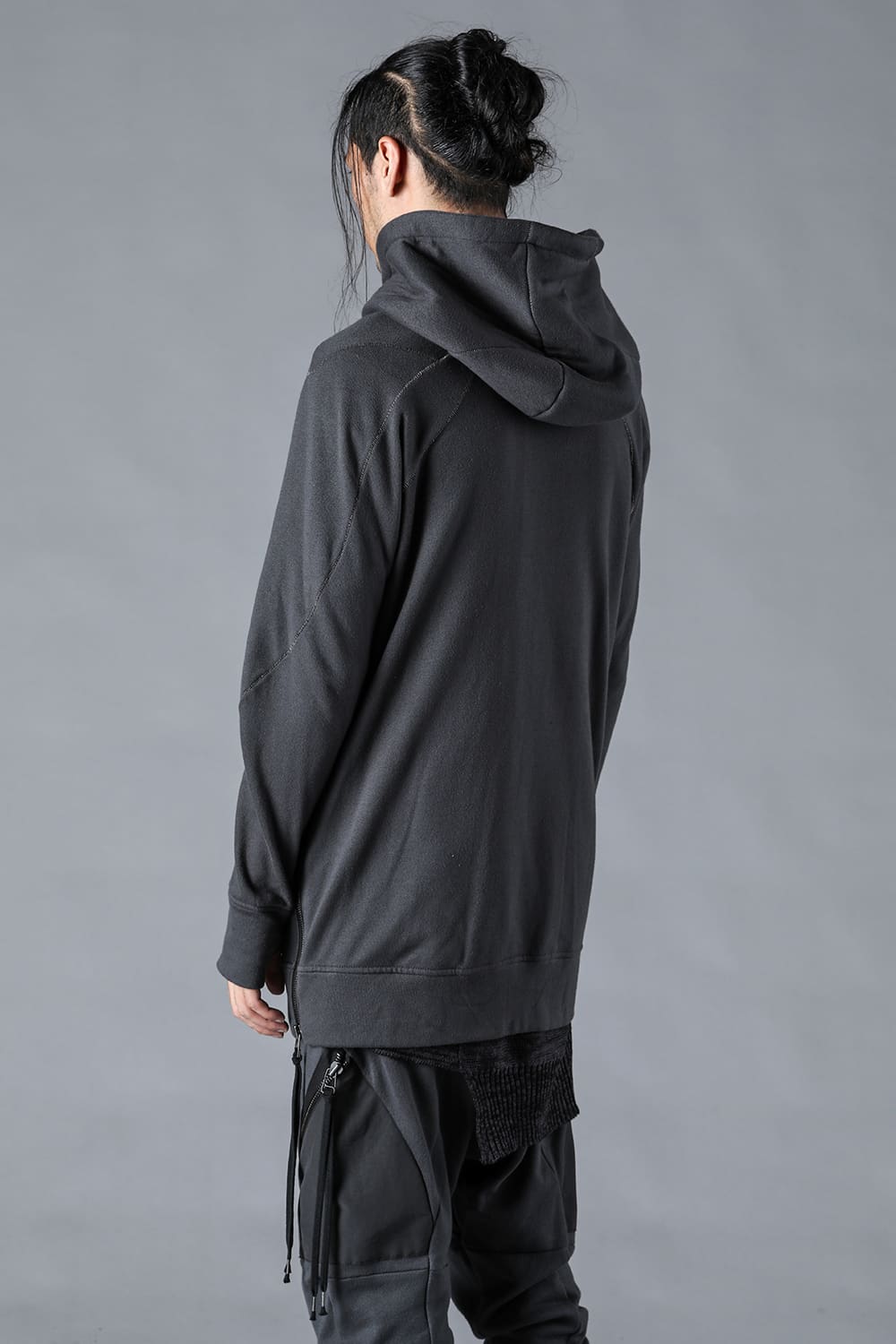 Untwisted Fleece-Lined Hooded Jacket