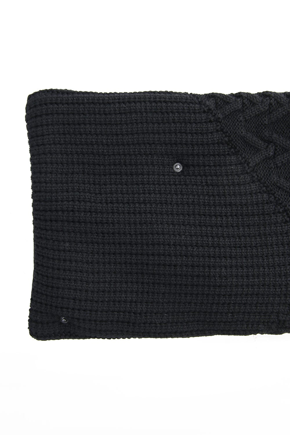 PW Knit Down Muffler Black
