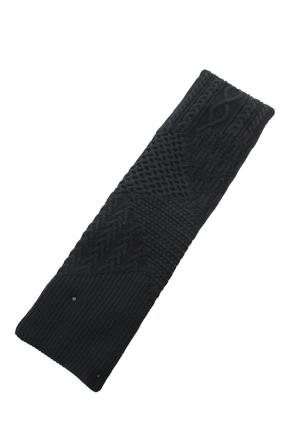 PW Knit Down Muffler Black