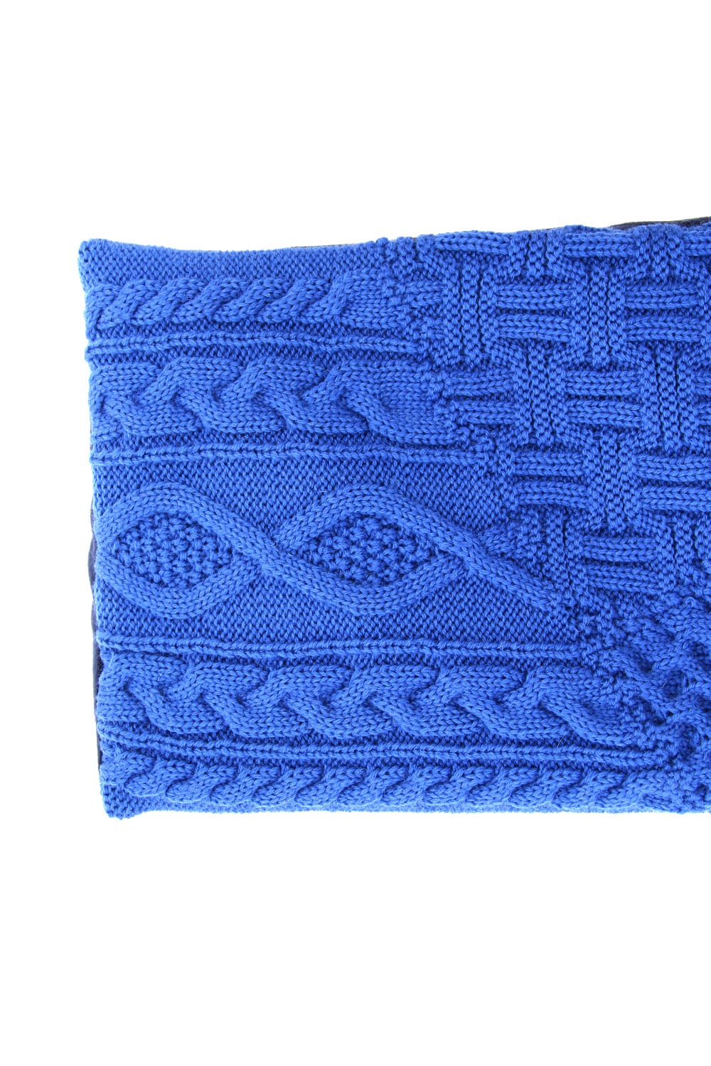 PW Knit Down Muffler Blue