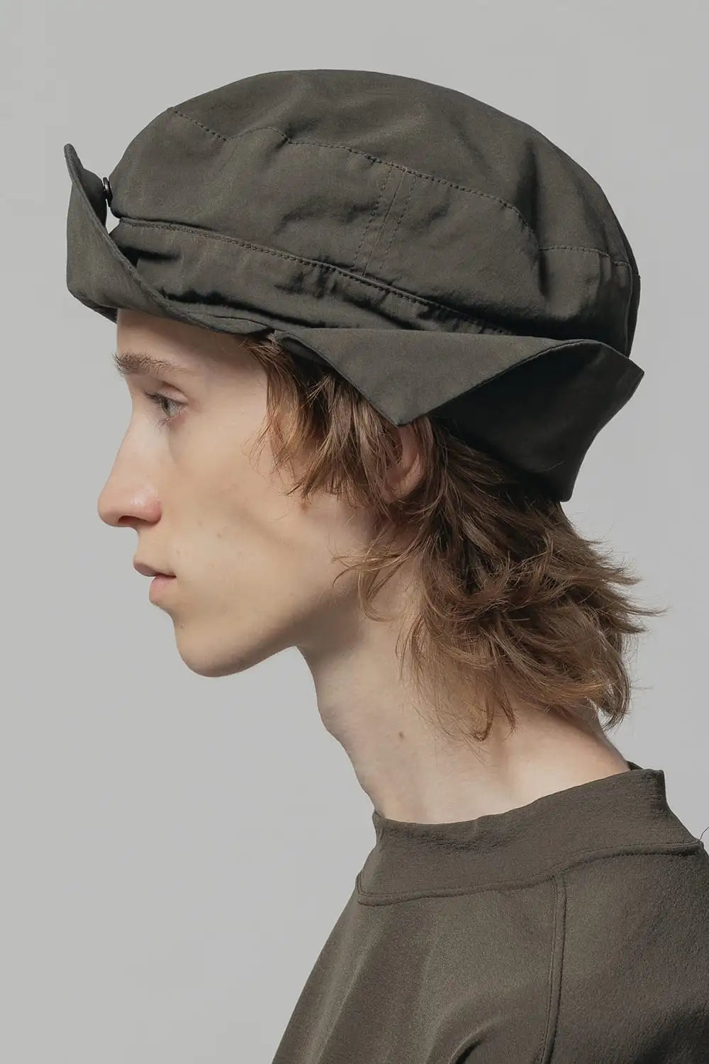 Dry Cotton Overdye Cap  Olive Drab