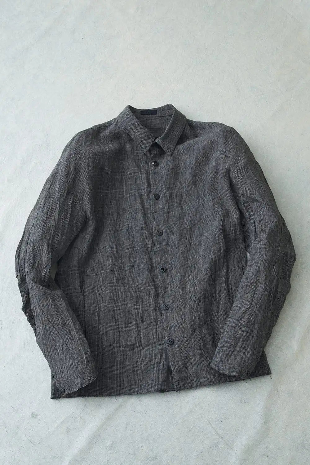 ジャケット リネン グレンチェック