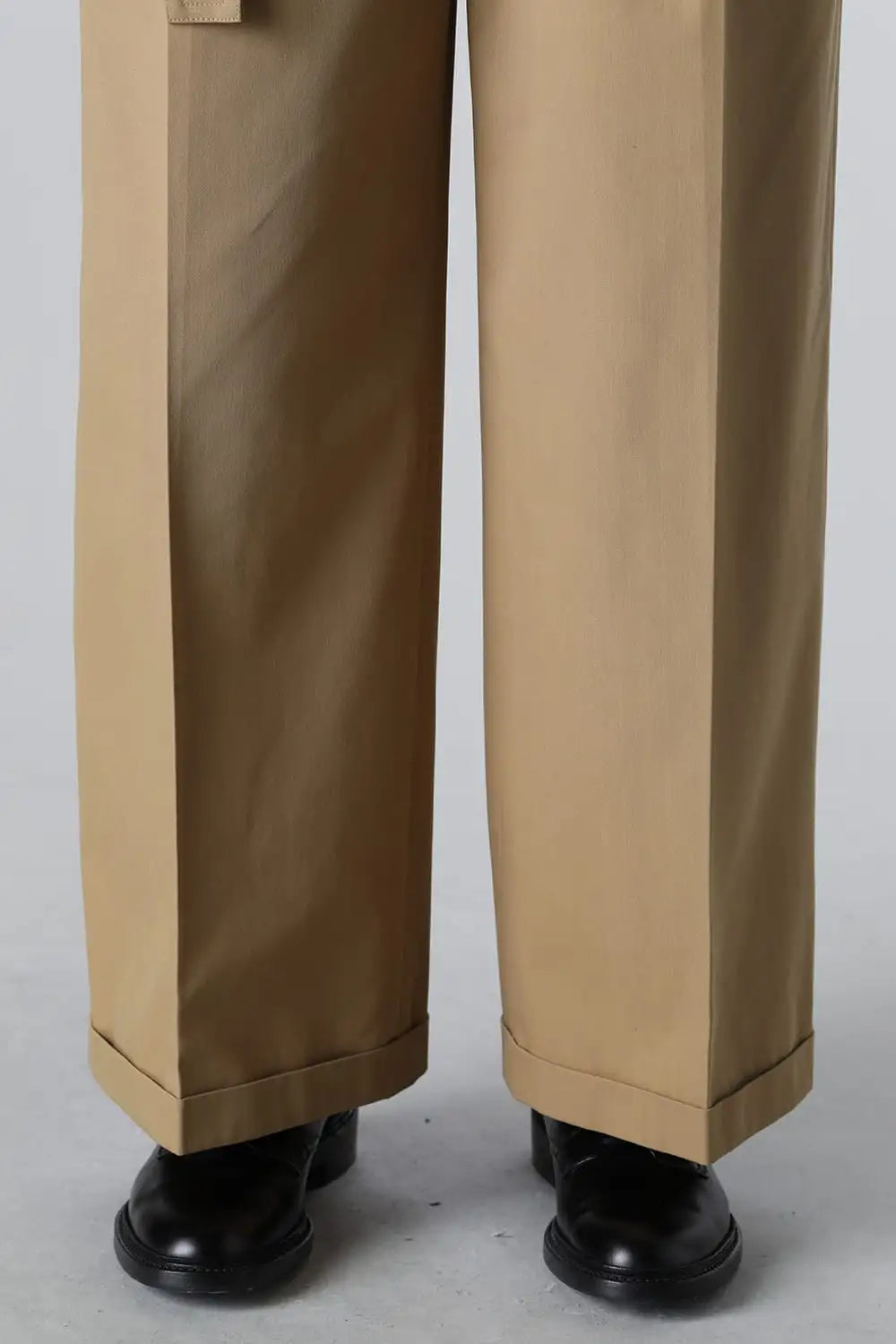 Belted Buggy Trousers  Camel