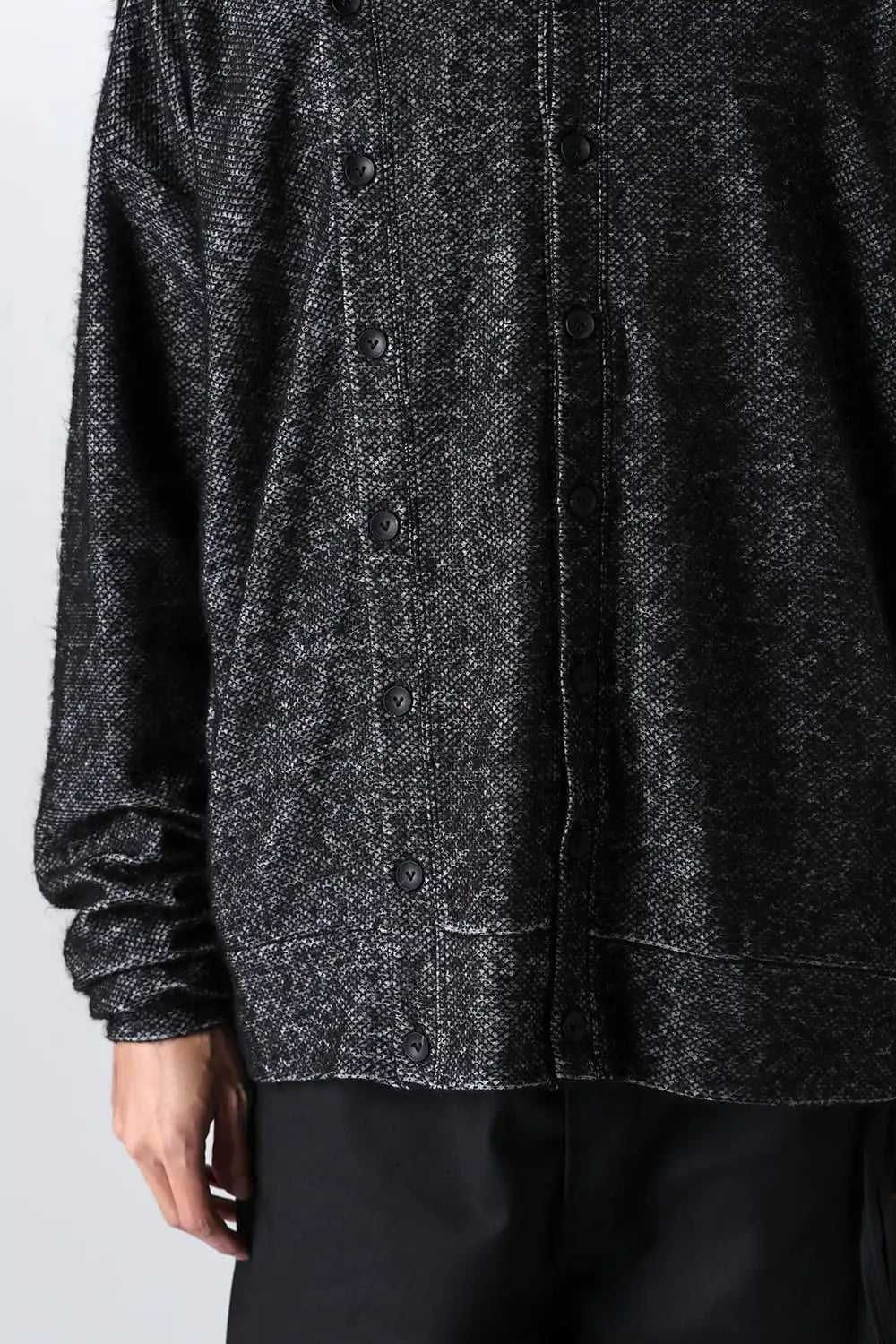 Wool Mix Jersey Cardigan