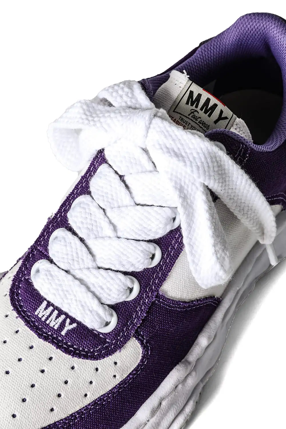 WAYNE Original sole Canvas Low-Cut sneakers Purple/White