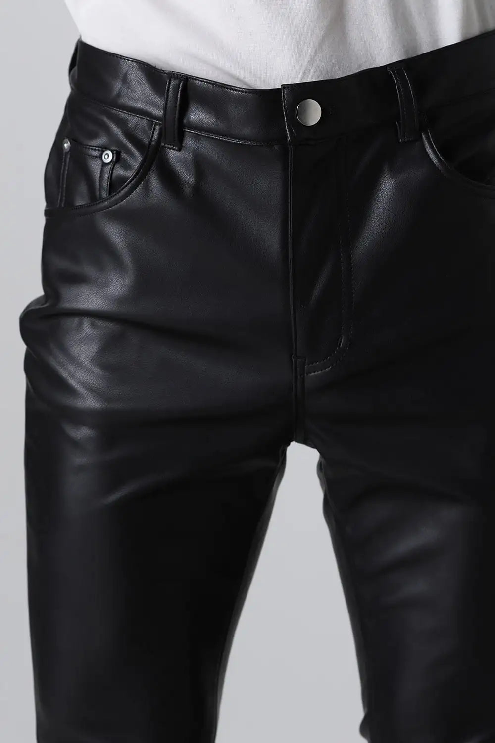 Washable Vegan Leather Leggings Pants