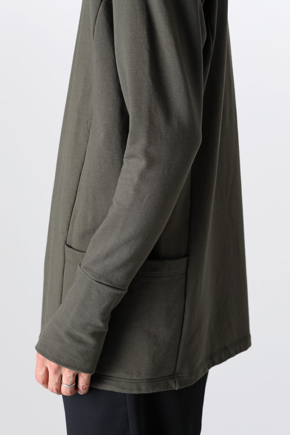 Henry Zip Up Jersey Khaki