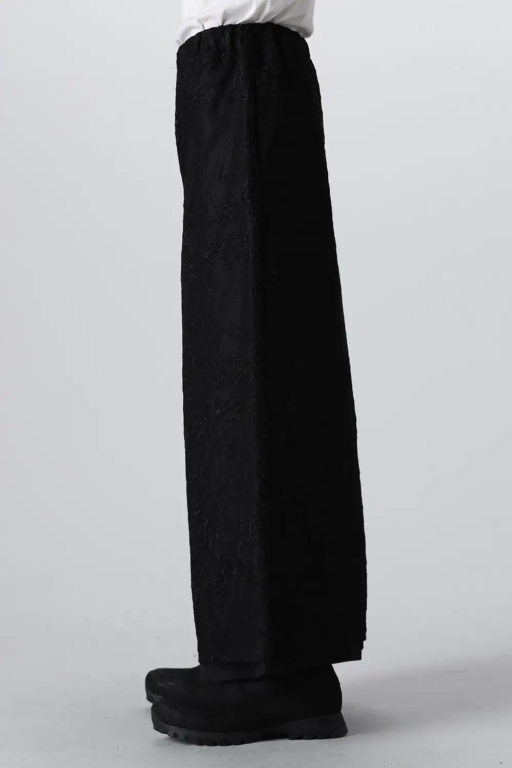 Lace Layered Wide Pants