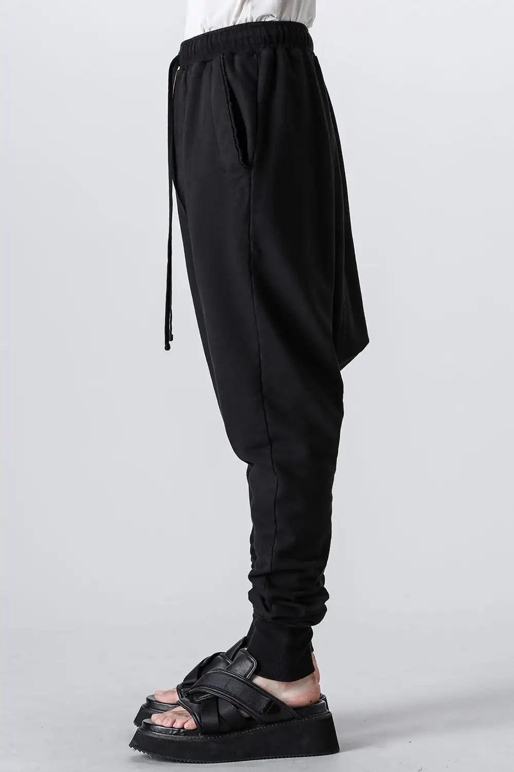 Cotton Sweat Seamed Sarrouel Pants