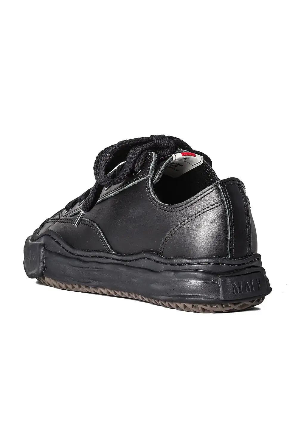 PETERSON Leather Low-Cut sneaker Black / Black