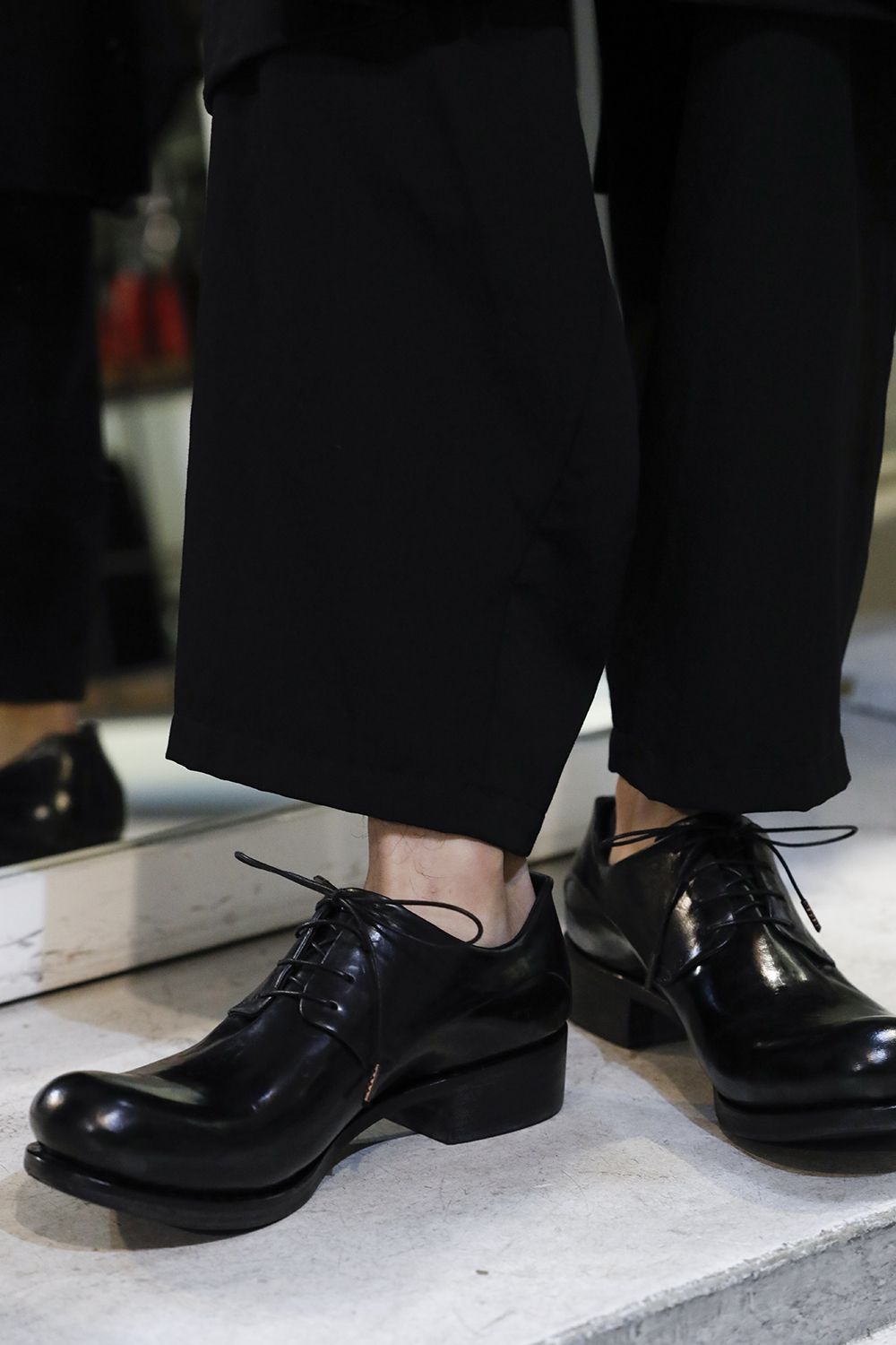 Derby Shoes Horse leather Culatta Shiny Black