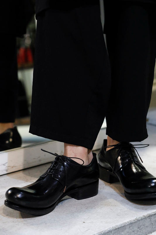 Derby Shoes Horse leather Culatta Shiny Black