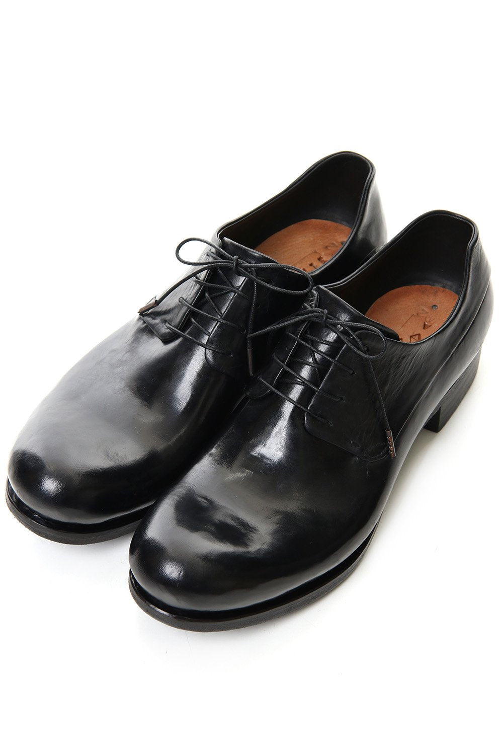 Derby Shoes Horse leather Culatta Shiny Black