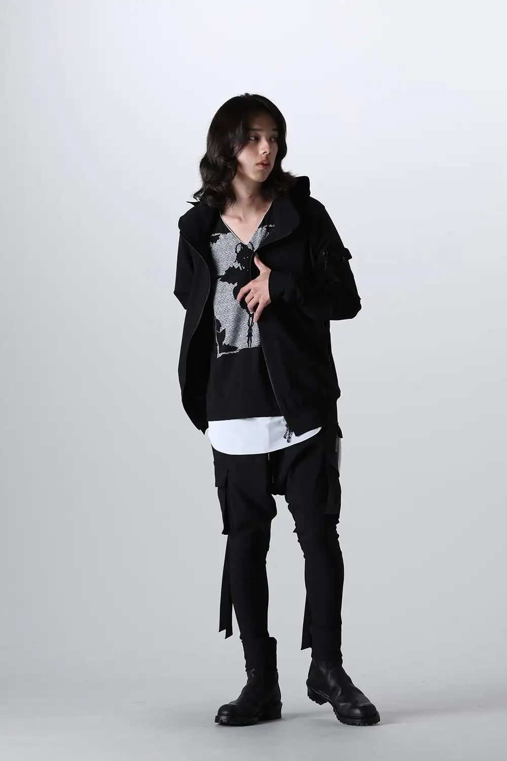 High Tension Jersey Stand Collar Jersey