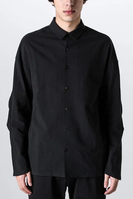 シャツ ルーズフィット コットンリネン