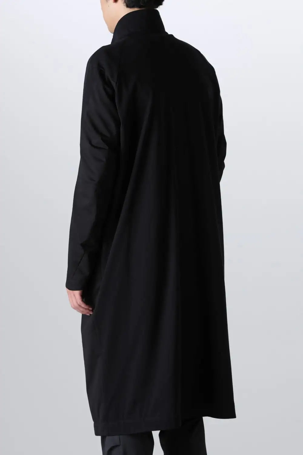 Hight neck coat water repellent polyester