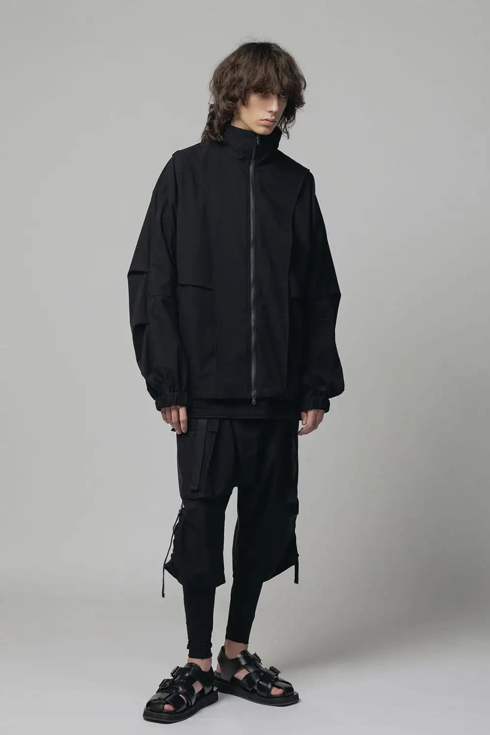 Water-Repellent Hooded Jacket