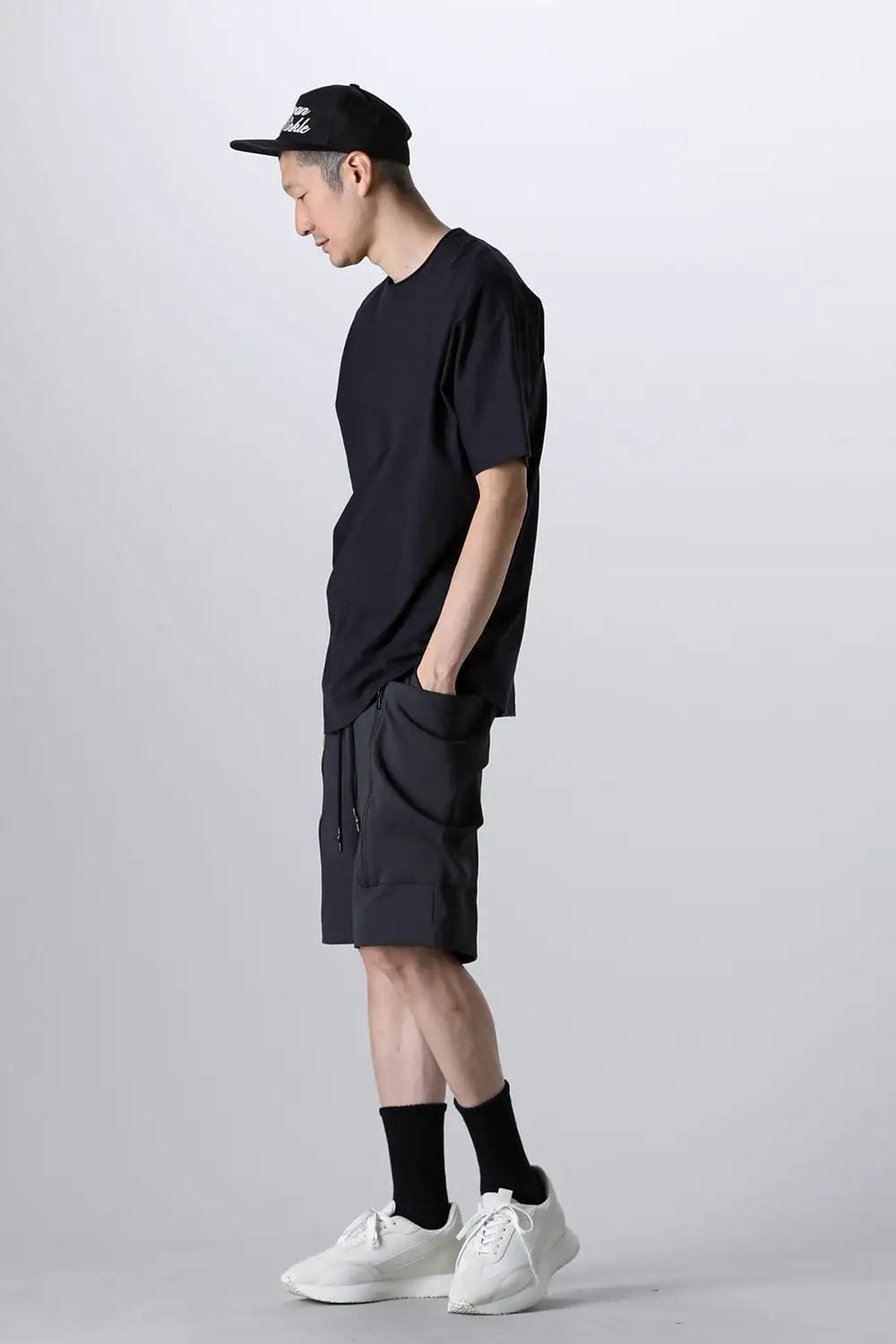 ドルマンTシャツ ネイビー