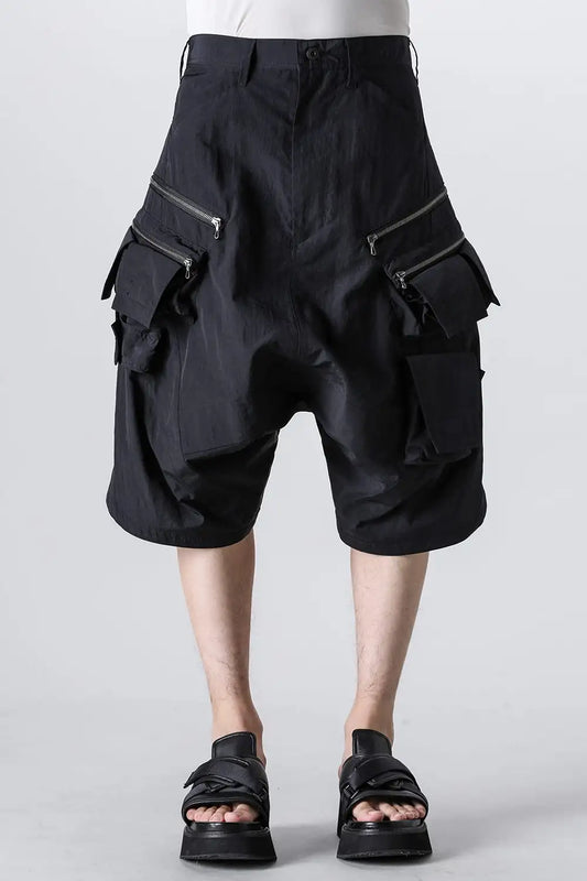 Nylon High Count Taffta Cargo Short Pants