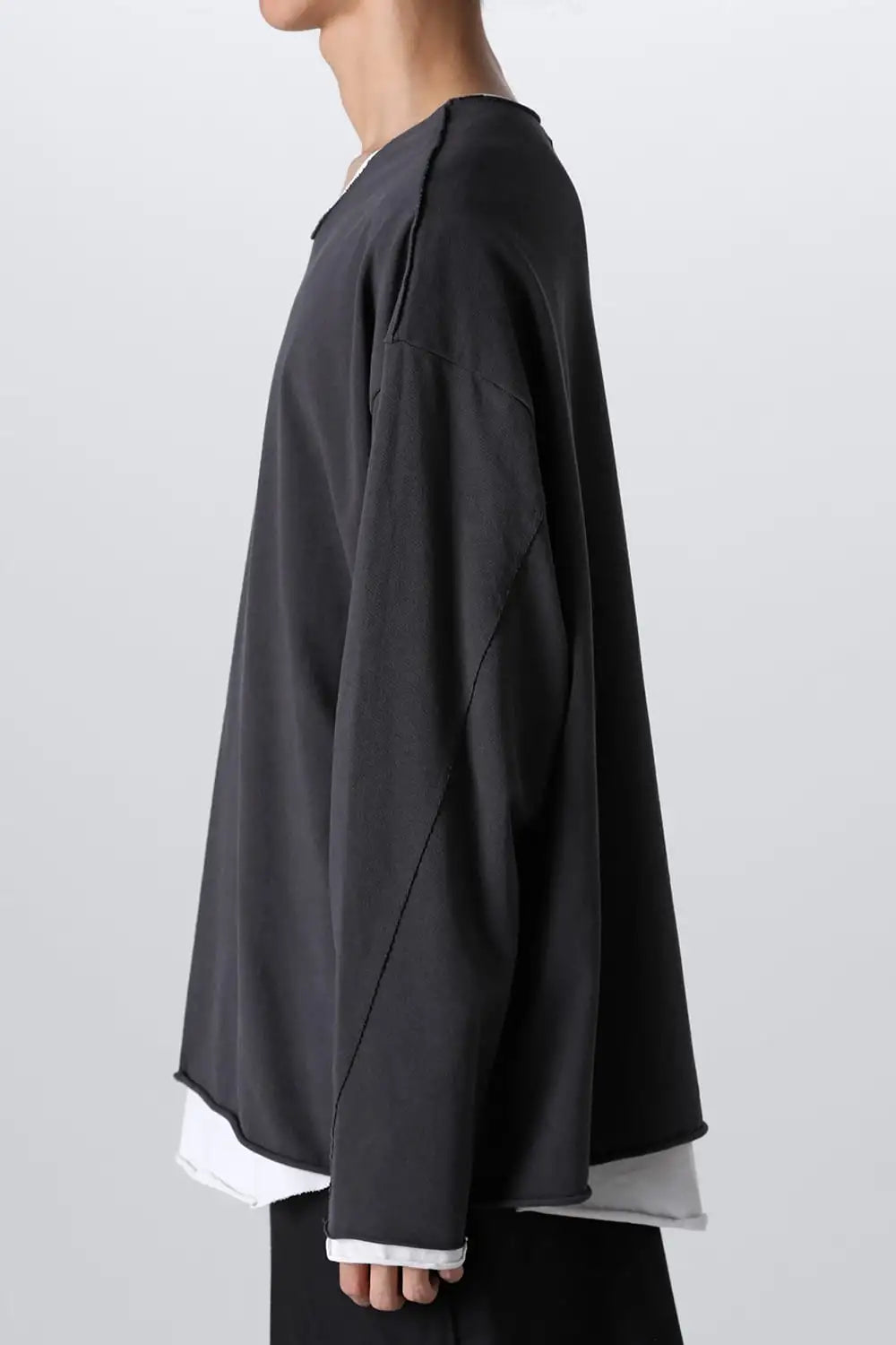 Layered Cutsew Deluxe Over D.Gray / L.Gray
