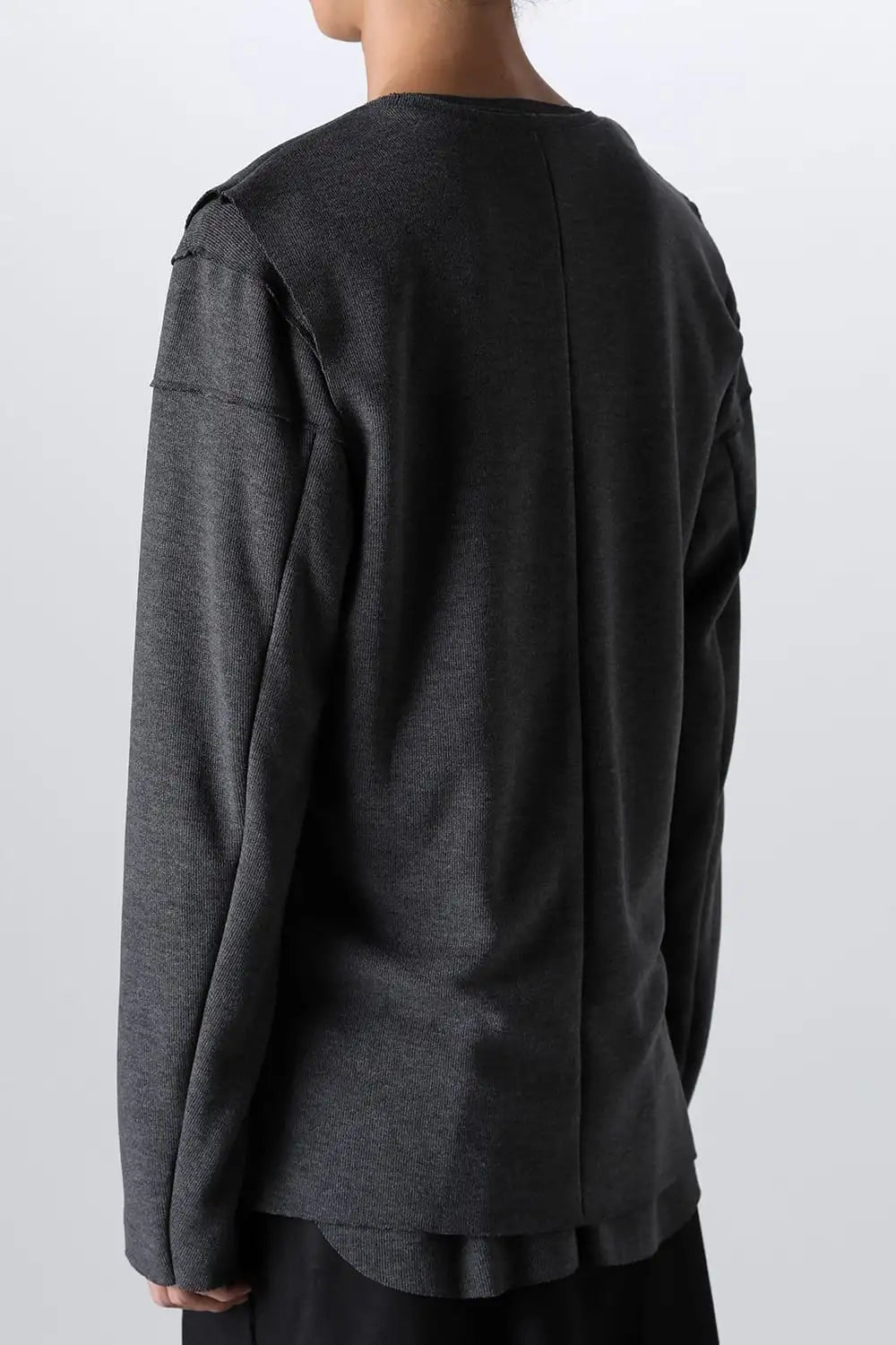Separated Knit (Vest & 2 Shoulder L/S) D.Gray