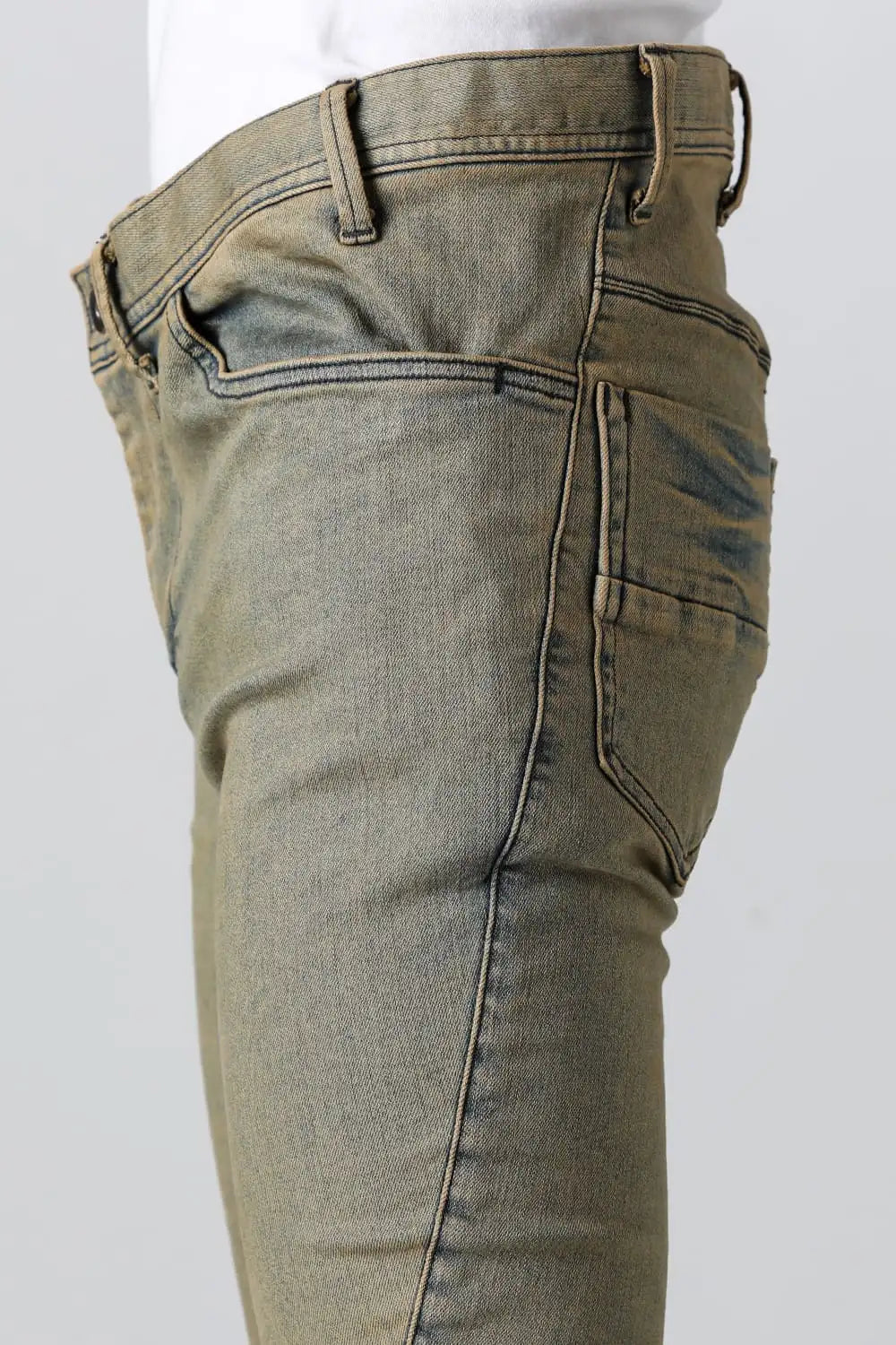 10.5oz Stretch Denim Skinny Pants Indigo