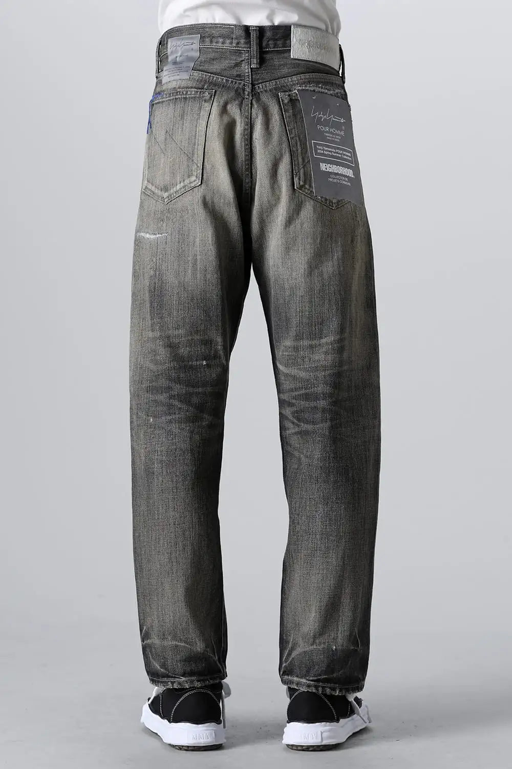 NEIGHBORHOOD x Yohji Yamamoto Denim Pants Black