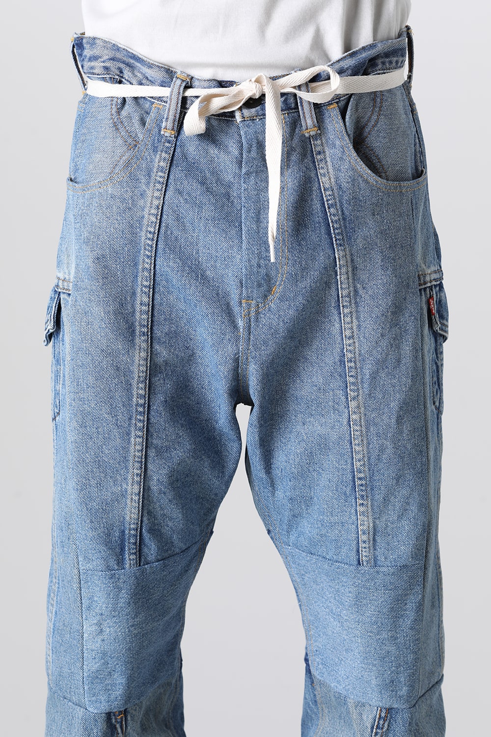 Denim Cargo Pants - M1