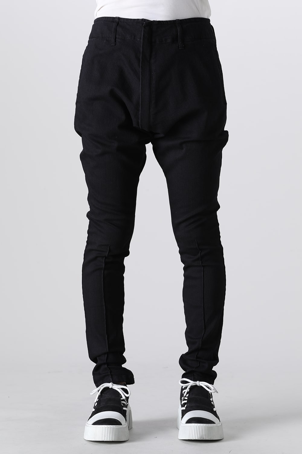 Organic Denim Darts SaruelPants Black